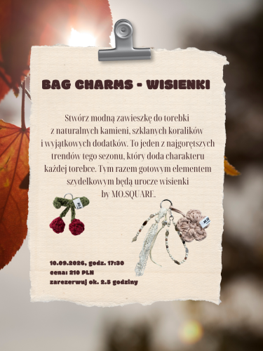warsztaty dla kobiet poznań bag charms
